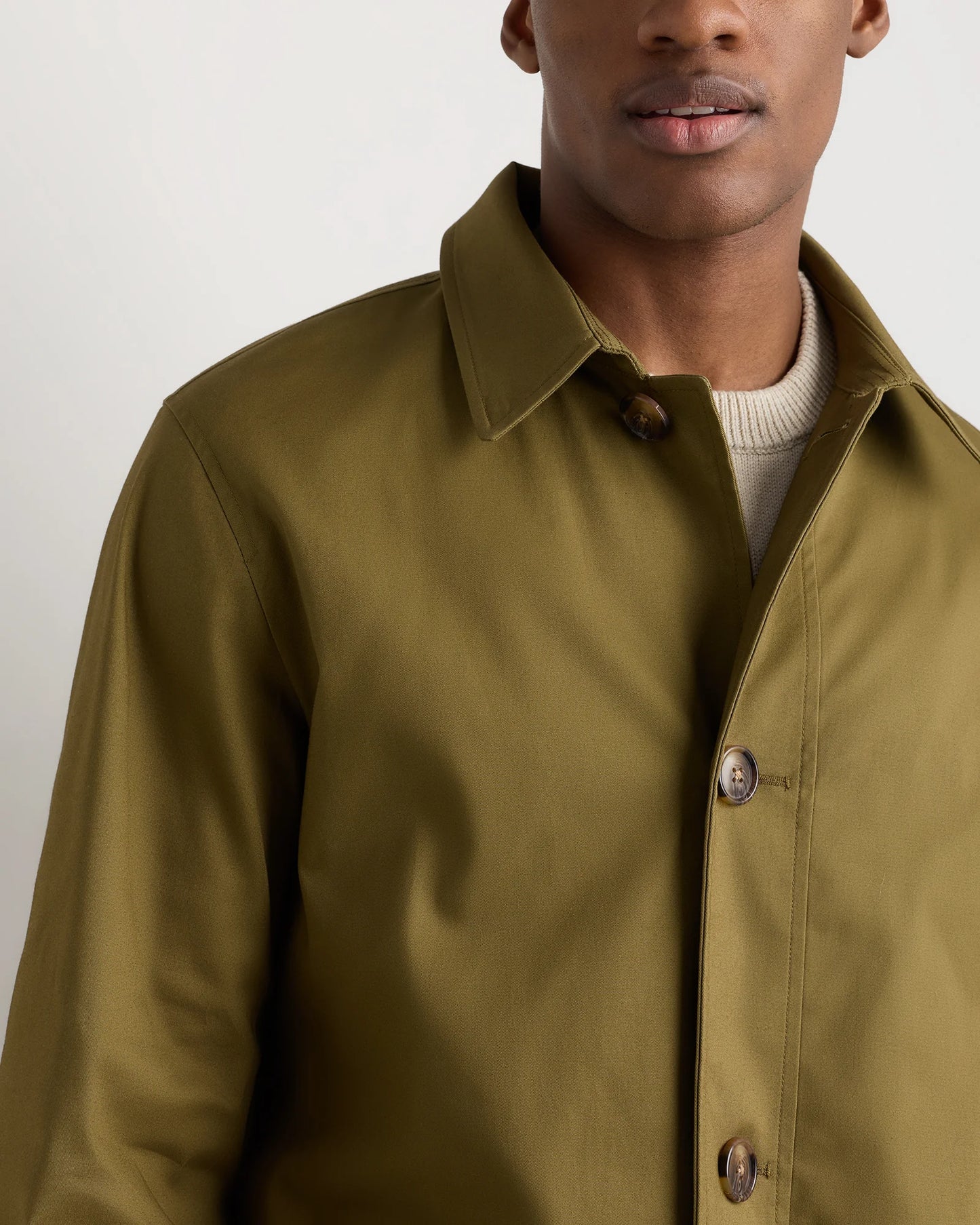 Comfort Stretch Trench Coat - S / Midnight Black