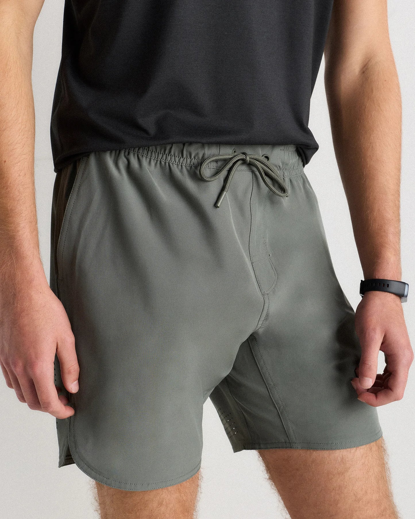 Sweat Tech Training Lined Shorts - 7" - S / Black