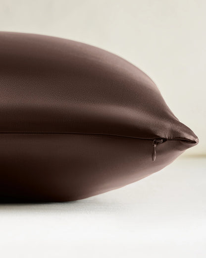 100% Mulberry Silk Pillowcase - Standard / White