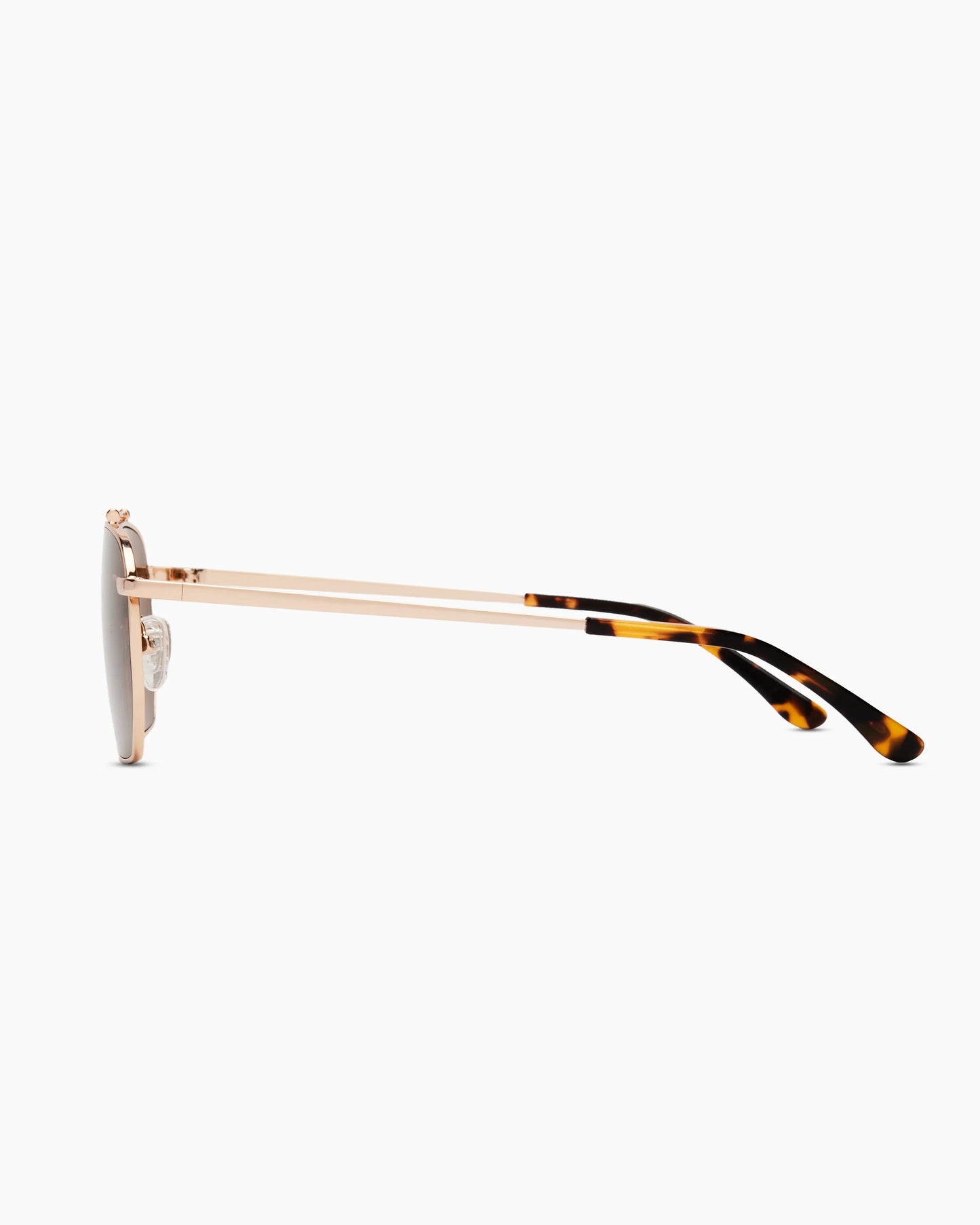 Baja Polarized Stainless Steel Sunglasses - One Size / Silver with Green lens
