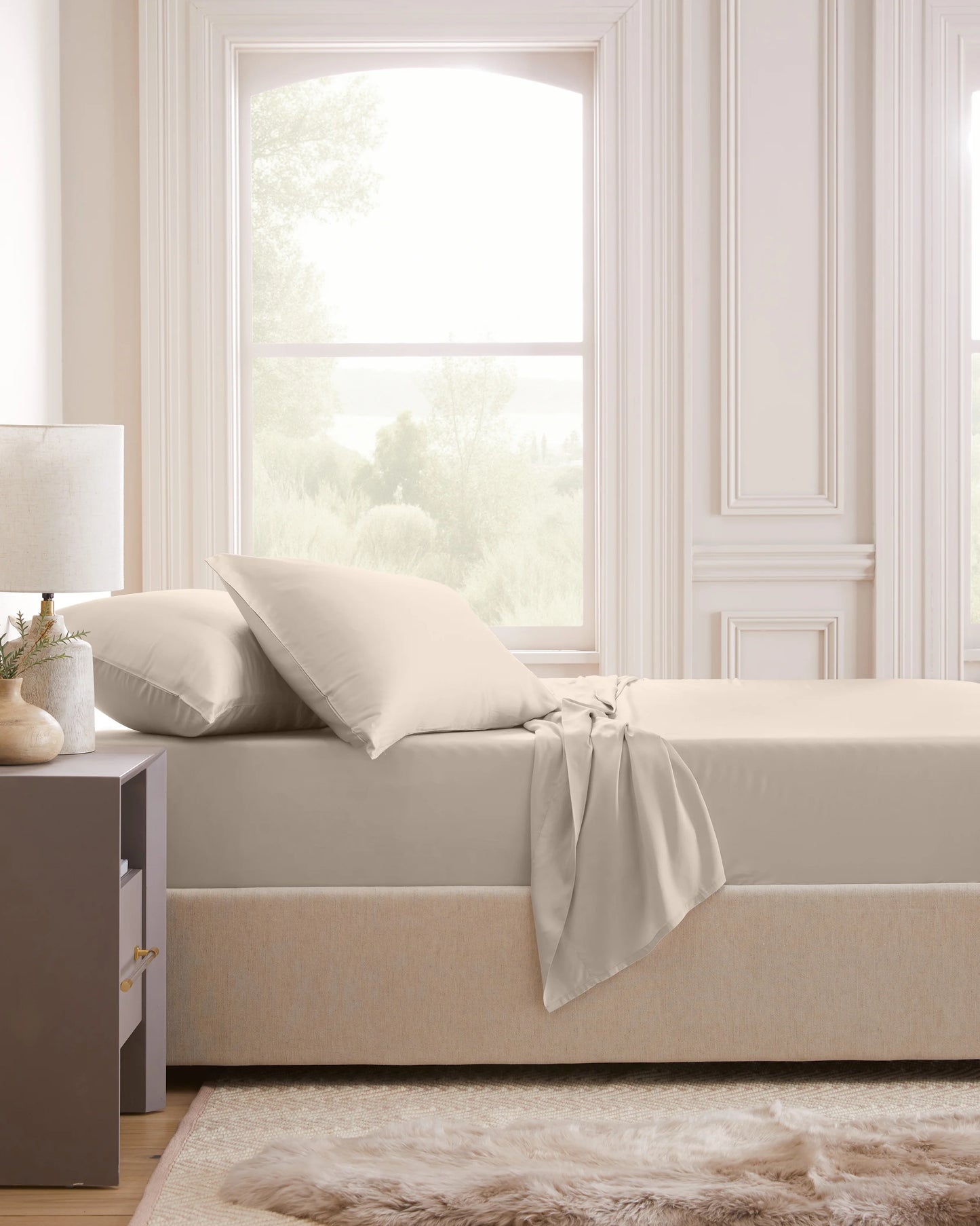 Bamboo Pillowcase Set - Standard / Sand