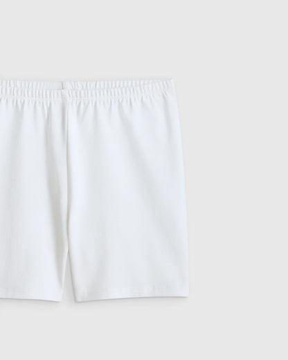 Organic Cotton Cartwheel Shorts - 6 / Soft Rose