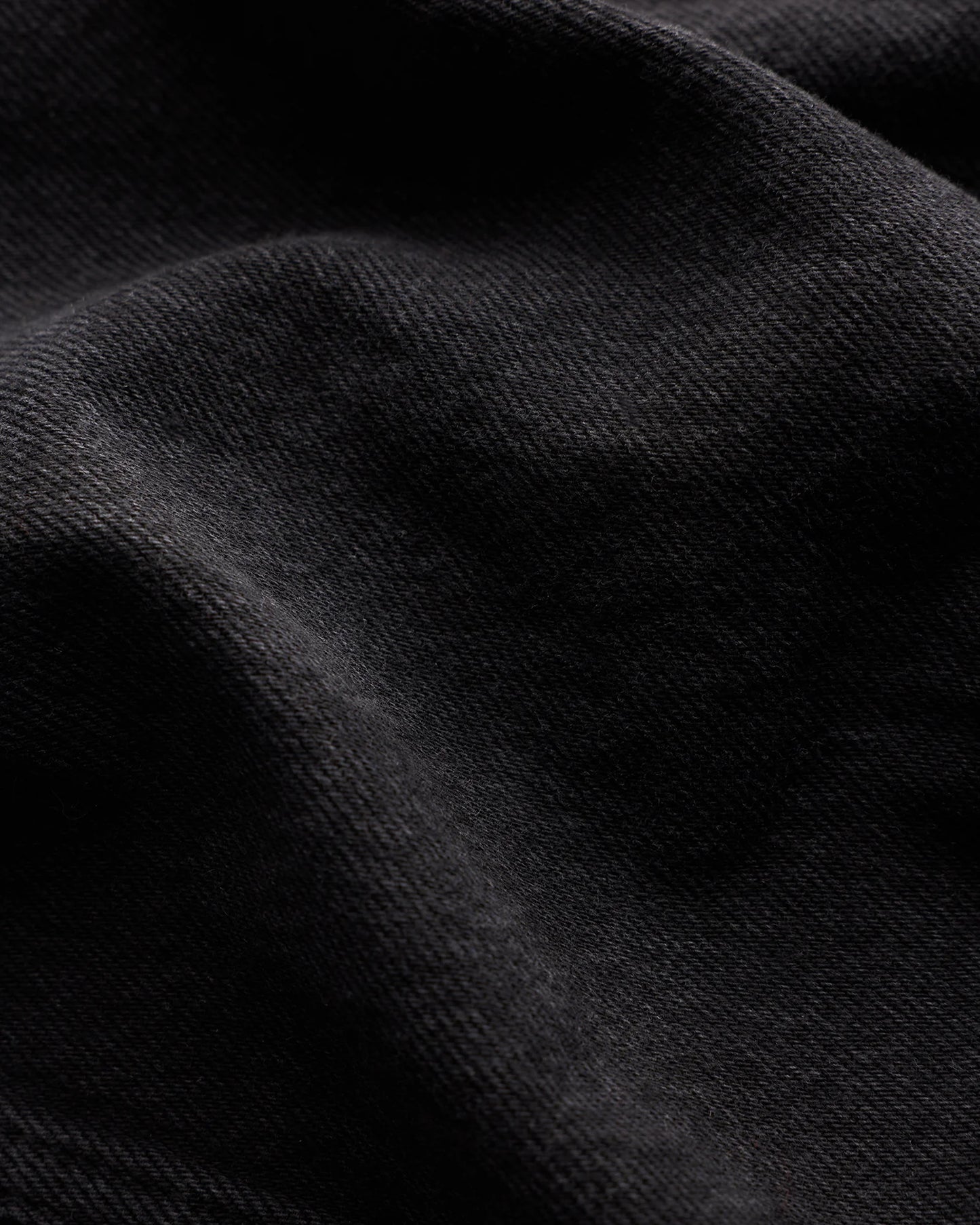 100% Organic Cotton Oversized Denim Jacket - XS / Washed Black
