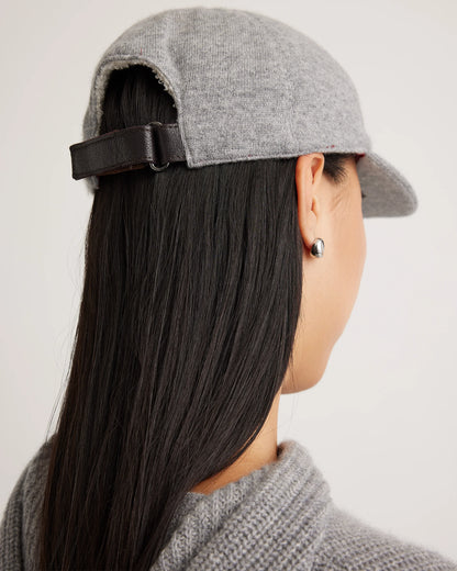Cashmere Baseball Cap - XS/S / Black